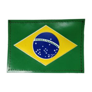 Bandeira do Brasil emborrachada colorida