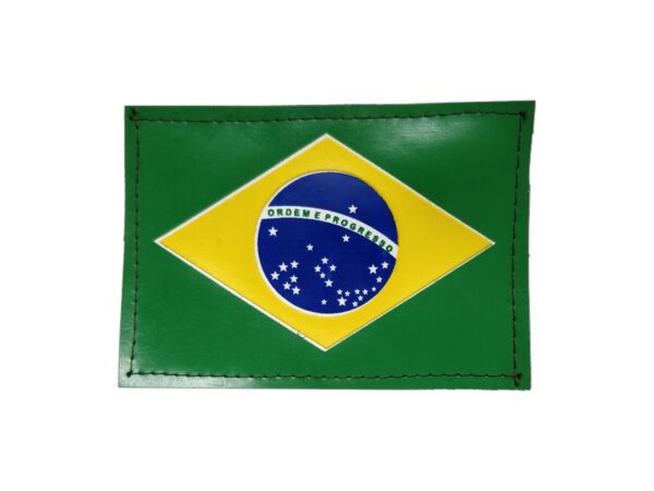 Bandeira do Brasil emborrachada colorida