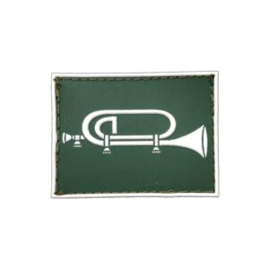 Clarim Gola Exército emborrachado verde com branco