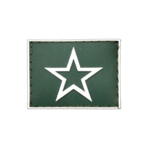 Aluno do Curso de Formação de Oficiais Gola Exército emborrachado verde com branco