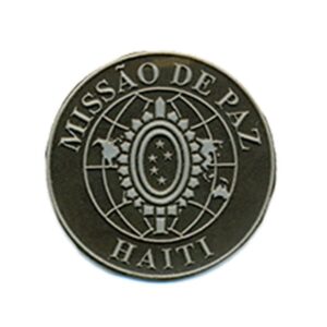 ONU Haiti emborrachado camuflado com cinza