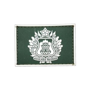 Academia Militar das Agulhas Negras Gola Exército emborrachado verde com branco