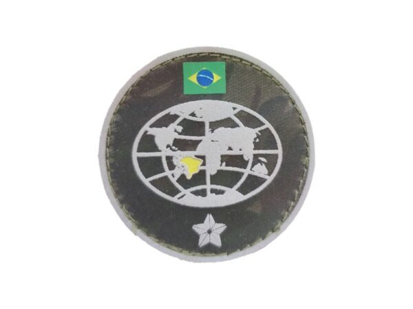 Distintivo Estágio do Centro Conjunto de Operações de Paz no Brasil emborrachado cód. 1127