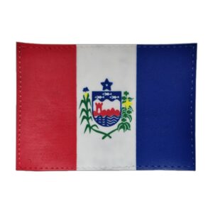 Bandeira do Alagoas, emborrachada, colorida