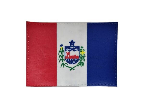 Bandeira do Alagoas, emborrachada, colorida