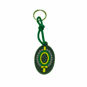 Chaveiro emborrachado Exército Brasileiro.