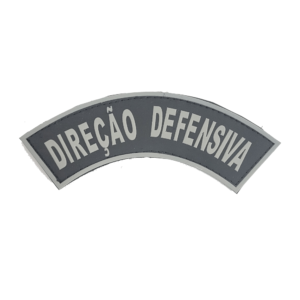 Tarjeta emborrachada Direção Defensiva, preta com cinza