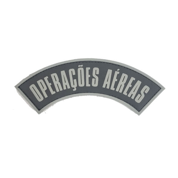 Tarjeta emborrachada Operações Aéreas, preta com cinza