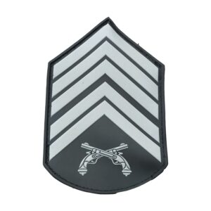 Divisa braço 1º Sgt PMERJ emborrachada (par)