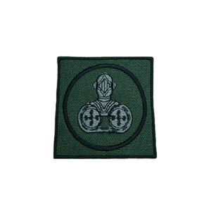 DISTINTIVO ESTÁGIO DE MOTORISTA DE VIATURAS BLINDADAS SOBRE LAGARTAS BORDADO, CÓD. BK4886
