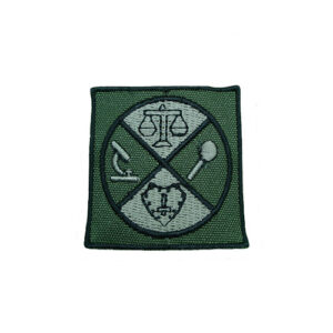 DISTINTIVO ESTÁGIO DE PERÍCIA E/OU INVESTIGAÇÃO CRIMINAL BORDADO, CÓD. BK4855