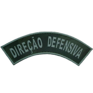 TARJETA EMBORRACHADA DIREÇÃO DEFENSIVA, CAMUFLADA COM CINZA.